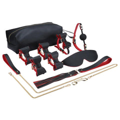 Ribbon Faux Leather Beginners Bondage Set - Explore the World of Sensual Restraint - Sexdoll.Sex