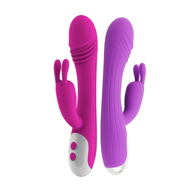 Rippled High Quality G-Spot Rabbit Massager - Sexdoll.Sex