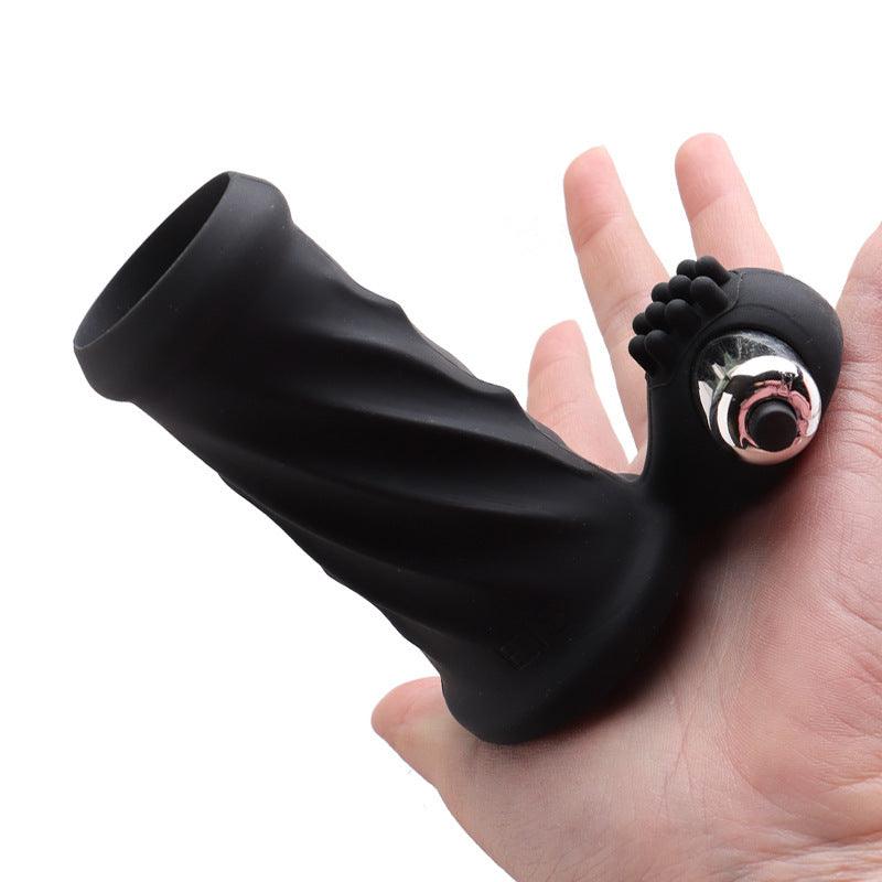 Rippled Vibrating Silicone Cock Cage - Sexdoll.Sex