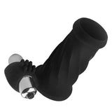 Rippled Vibrating Silicone Cock Cage - Sexdoll.Sex