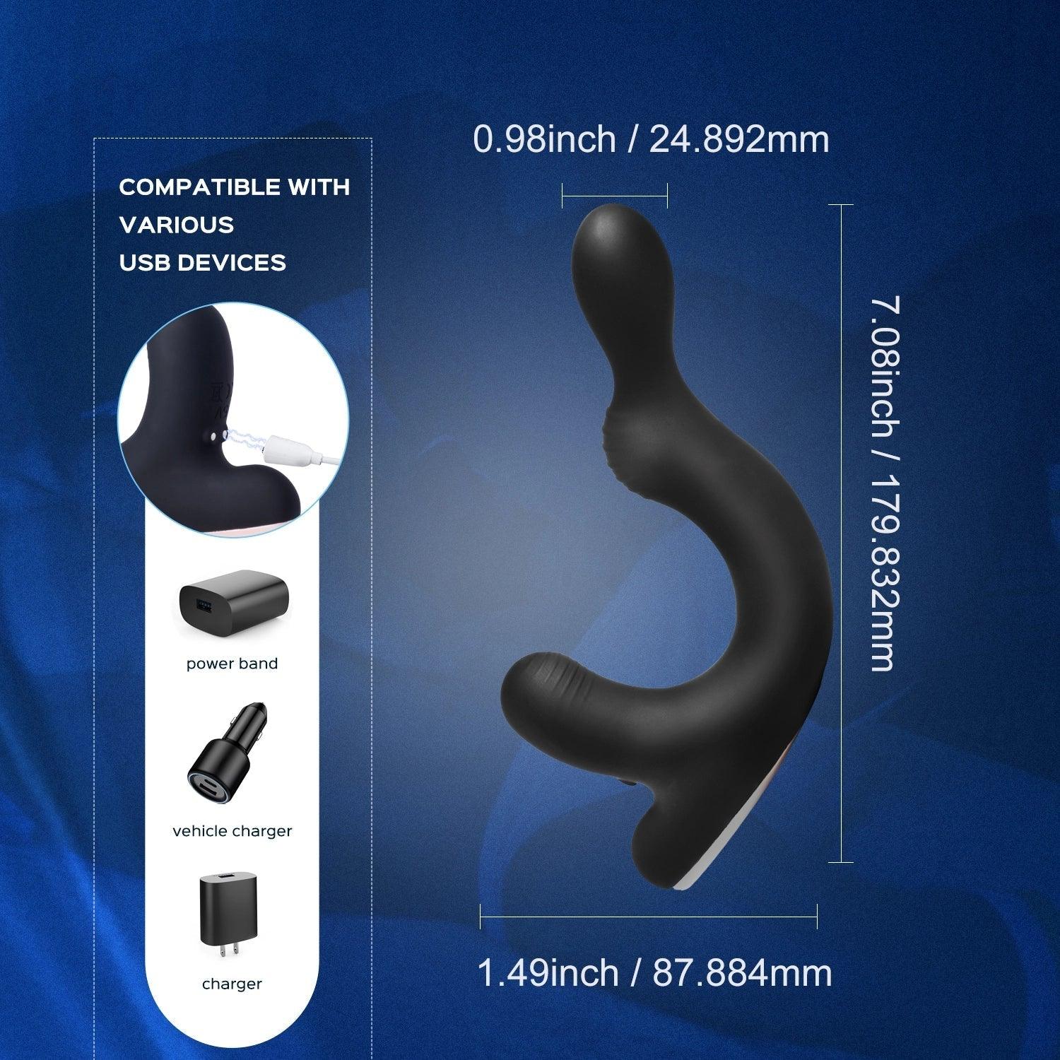 Rocky Vibrating Perineum Scrotum Stimulator - Sexdoll.Sex