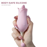 Rose Toy Clit Vibrator and Tongue Licker - Sexdoll.Sex