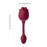 Roseann Double-Ended Rose Toy Vibrator - Versatile Pleasure - Sexdoll.Sex