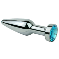 Royal Sapphire Tapered Metal Butt Plug - Sexdoll.Sex