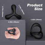 S-HANDE 1.14-Inch Silicone Penis Ring for Erection Enhancing - Sexdoll.Sex