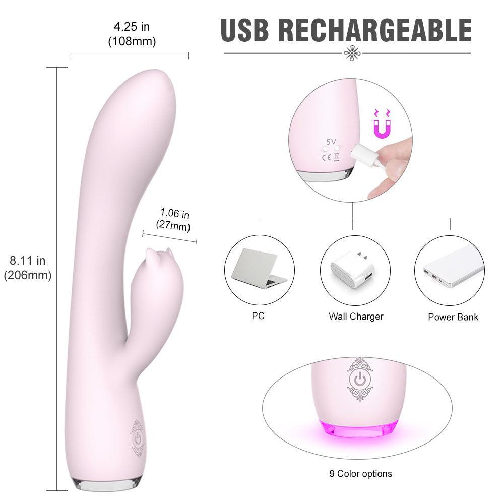 S-Hande Kitten 9-Mode Light Show Vibrator - Sexdoll.Sex