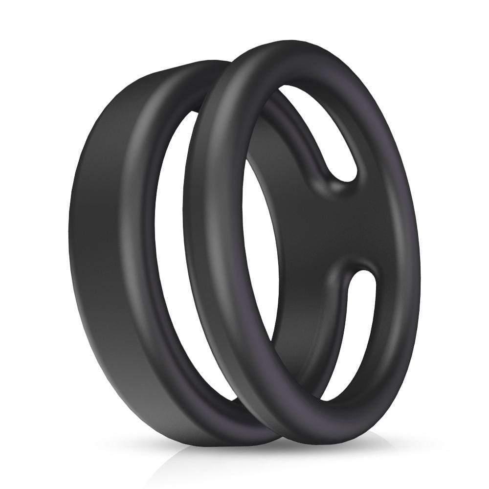 S-HANDE Silicone Erection Enhancing Dual Penis Ring - Sexdoll.Sex