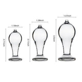 S-HANDE Transparent 3 Pieces Anal Plug - Sexdoll.Sex