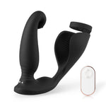 S-HANDE Versatile Vibrating Remote Control Cock Ring Butt Plug Prostate Massager - Sexdoll.Sex