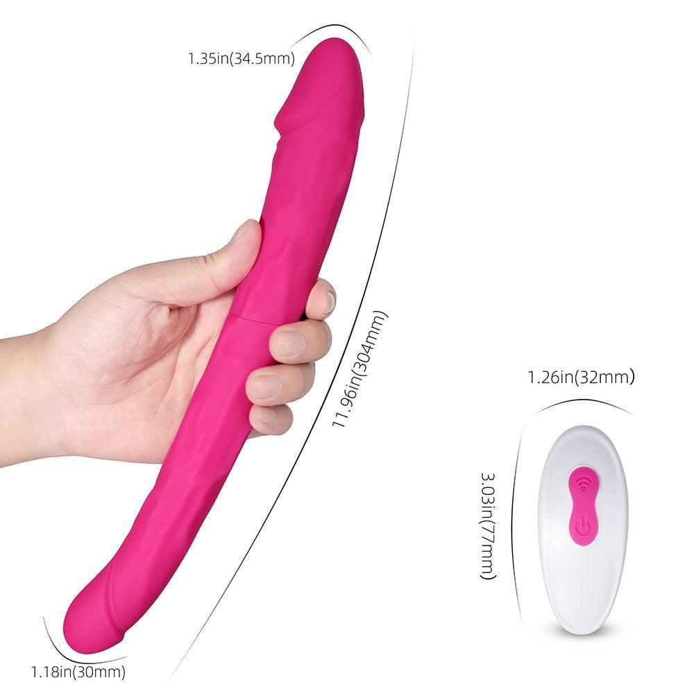 Sappho Double-Sided Dildo Vibrating - Explore Pleasure in Every Inch - Sexdoll.Sex