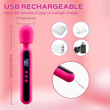 Savvy - Extra Powerful Wand Massager with LED Display Screen - Sexdoll.Sex