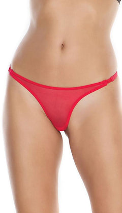 Seductive Red Bow Back Thong Panty - Sexdoll.Sex