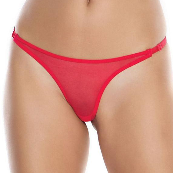 Seductive Red Bow Back Thong Panty - Sexdoll.Sex