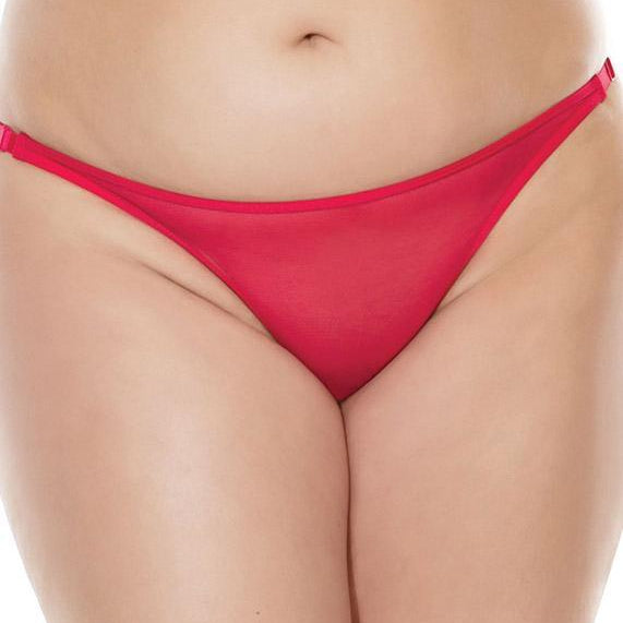 Seductive Red Bow Back Thong Panty - Sexdoll.Sex