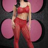 See-Through Crop Top & Pants Set - Sexdoll.Sex