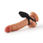 Sensation Pleasure: 10-Pattern Tongue-Licking Vibrating Penis Ring for Couple Play - Sexdoll.Sex