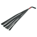 Sex & Mischief Red and Black Stripe Flogger - Sexdoll.Sex