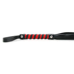 Sex & Mischief Red and Black Stripe Flogger - Sexdoll.Sex