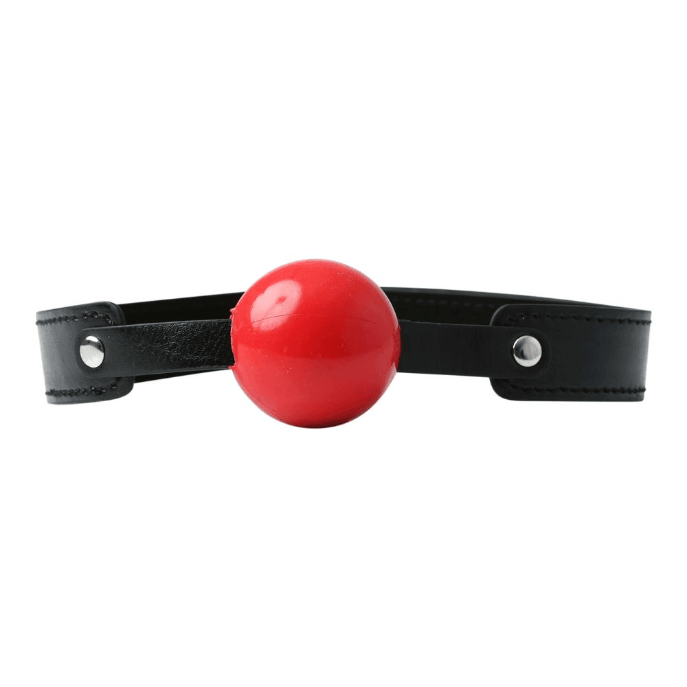 Sex And Mischief Solid Red Ball Gag - Sexdoll.Sex