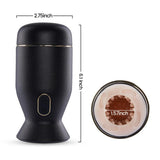 Sex Bomb 2 in 1 6-Pattern Rotating Easy-Carrying Masturbation Cup Glans Trainer - Sexdoll.Sex