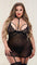 Sexy Lace & Mesh Mini Dress & G-String Set - Sexdoll.Sex