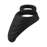 Silicone Erection Enhancing Dual Dick Ring with Taint Teaser - Boost Your Pleasure - Sexdoll.Sex