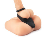 Silicone Erection Enhancing Dual Dick Ring with Taint Teaser - Boost Your Pleasure - Sexdoll.Sex