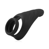 Silicone Erection Enhancing Dual Dick Ring with Taint Teaser - Boost Your Pleasure - Sexdoll.Sex