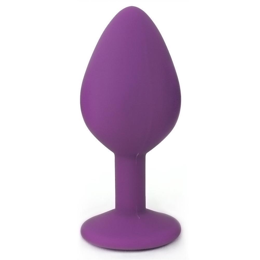 Silicone Jeweled Anal Plug - Available In 3 Sizes! - Sexdoll.Sex