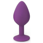 Silicone Jeweled Anal Plug - Available In 3 Sizes! - Sexdoll.Sex