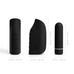 Silicone Sleeve with Bullet Vibrator - Enhance Your Pleasure - Sexdoll.Sex