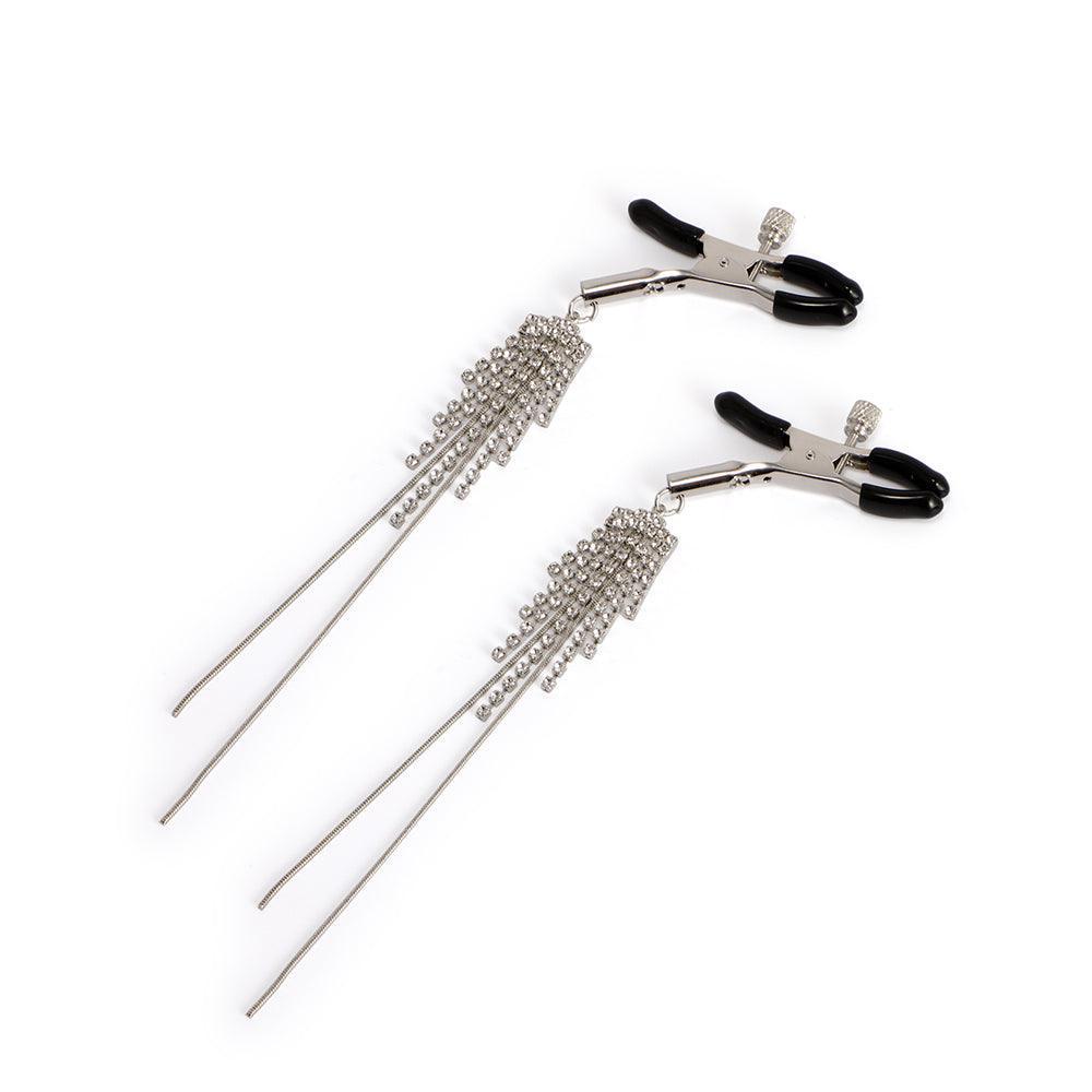 Silver Tassel Nipple Clamps - Sexdoll.Sex