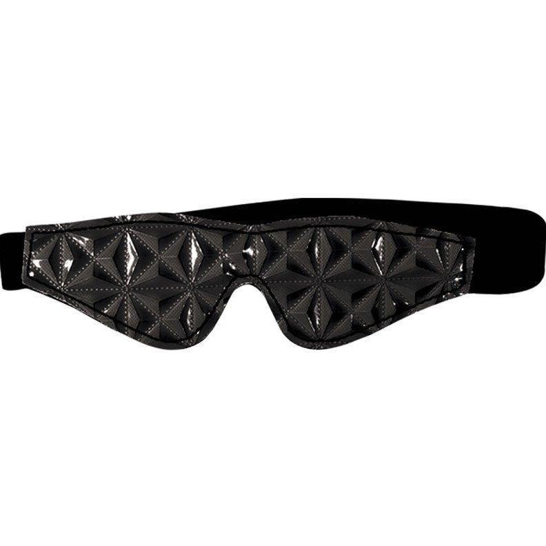 Sinful Vinyl Black Blindfold - Sexdoll.Sex