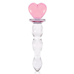 Smooth Borosilicate Glass Dildo 7.87" for Temperature Play - Sexdoll.Sex