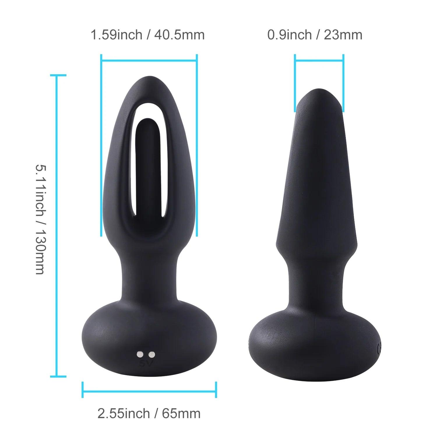 SNUGGY Flapping Butt Sex Toy Vibrating Anal Plug - Sexdoll.Sex