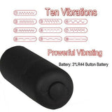 Soft Silicone 10-Speeds Vibration Scrotum Cap Cock Ring - Sexdoll.Sex