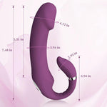 Sophia-3 IN 1 Heating Purple Vibrator Clit Rubbing Massager - Sexdoll.Sex