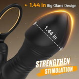 SPY 8 Thrusting & Vibrating Prostate Massager with 1.44 Inch Glans - Sexdoll.Sex