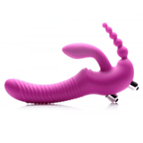 Strap U Regal Rider Vibrating Strapless Strap On Triple Stimulator - Sexdoll.Sex