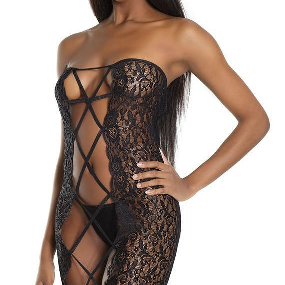 Strapless Lace Tube Dress - Wear It Multiple Ways! - Sexdoll.Sex