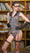 Striped Hot Teacher Costume Set with Accessories - Sexdoll.Sex