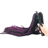 Suede Flogger with Leather Handle - Sexdoll.Sex