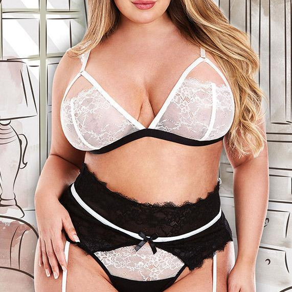 Sultry Lace Maid Lingerie Set - Sexdoll.Sex