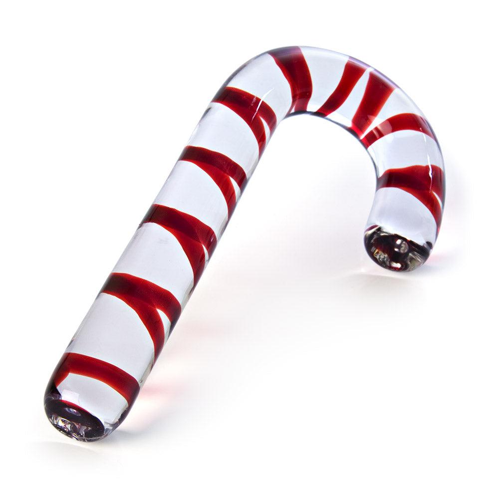 Sweet candy cane Classic glass dildo - Sexdoll.Sex