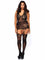 Sweet Tease Lace Suspender Bodystocking - Queen Size - Sexdoll.Sex