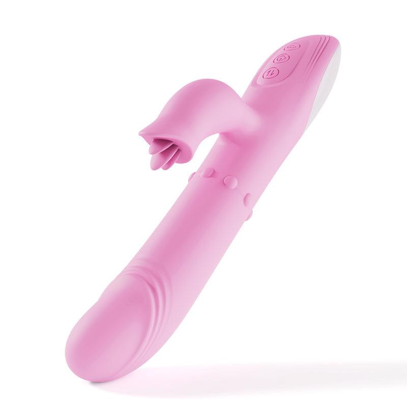 Sweetie G-Spot Vibrator with Clit Licker - Sexdoll.Sex