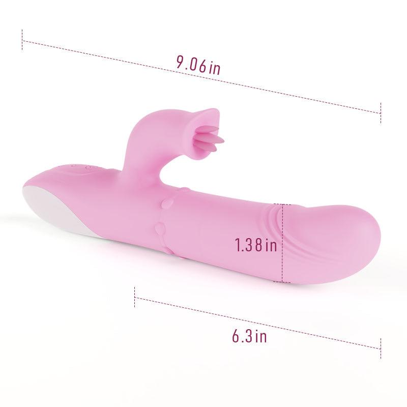 Sweetie G-Spot Vibrator with Clit Licker - Sexdoll.Sex