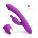 Sweetie Rechargeable Rabbit Vibrator - Double the Pleasure, Double the Fun - Sexdoll.Sex