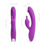 Sweetie Rechargeable Rabbit Vibrator - Double the Pleasure, Double the Fun - Sexdoll.Sex