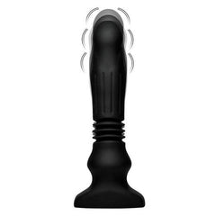 Swelling & Thrusting Silicone Butt Plug with Remote Control - Sexdoll.Sex